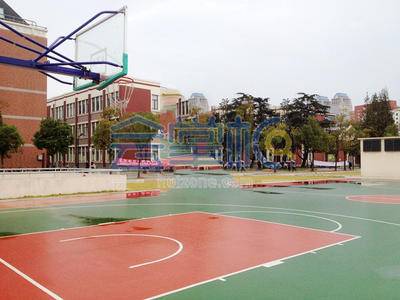 上海财经大学篮球场基础图库51